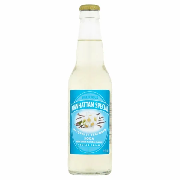 Vanilla cream soda bottle