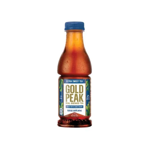 Gold Peak extra sweet tea bottle