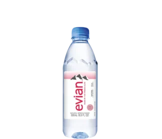 Evian Spring Water - 24 Pack - 500ml (Plastic)