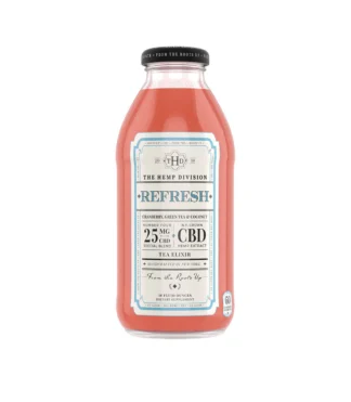 Harney & Sons Refresh Cranberry, Green Tea & Coconut – 12 Pack 16oz Bottles