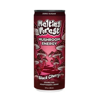Melting Forest Mushroom Energy Black Cherry – 12 Pack 12oz Cans