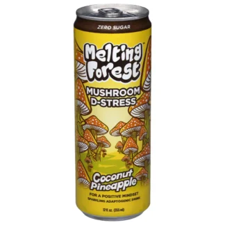 Melting Forest Mushroom D-Stress Coconut Pineapple – 12 Pack 12oz Cans