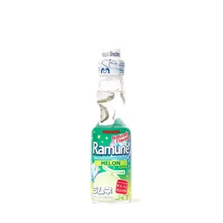 Sangaria Ramune Japanese Soda - 18 Pack - Melon 200ml (Glass)