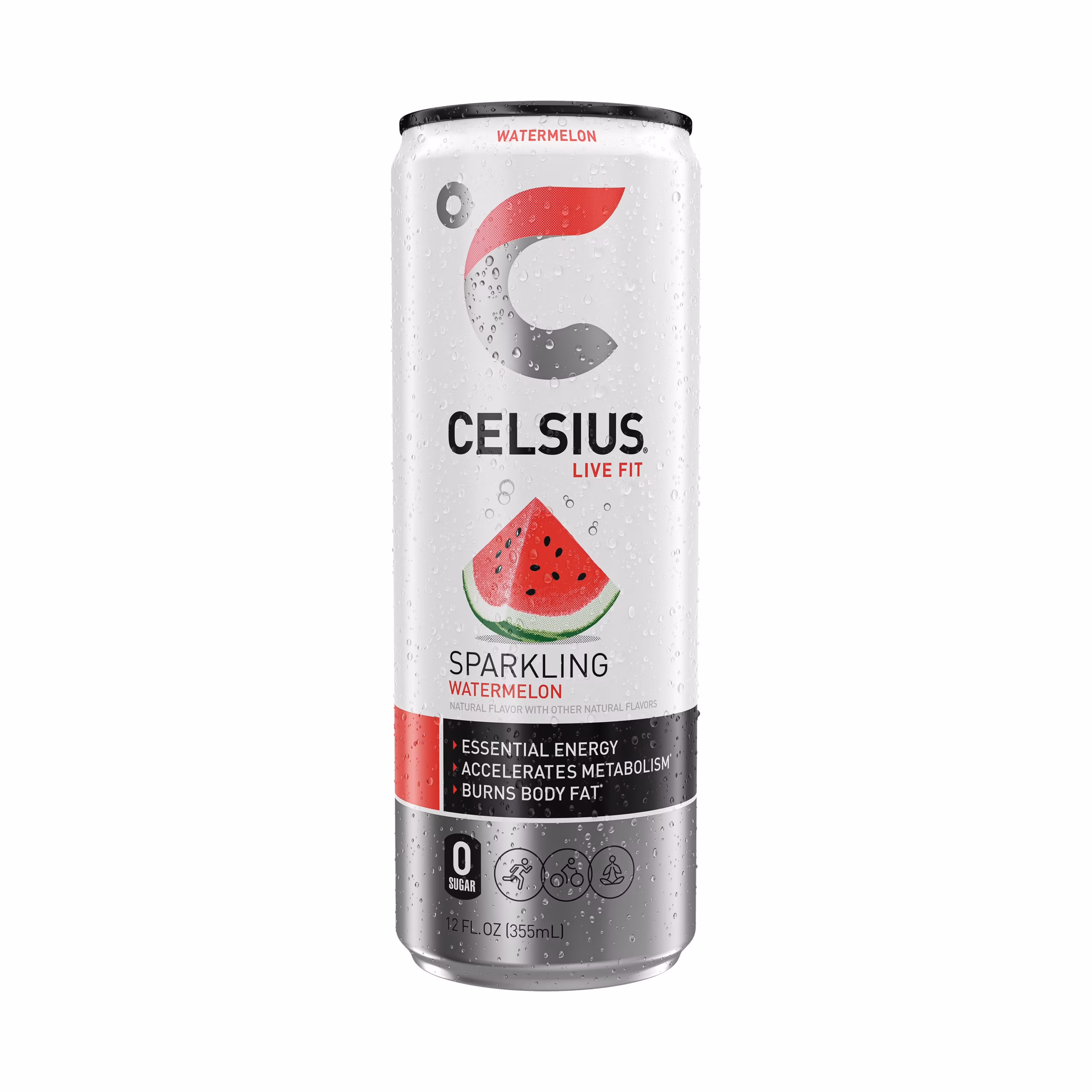 Celsius Energy Drink - 12 Pack - Watermelon 12oz (Can)
