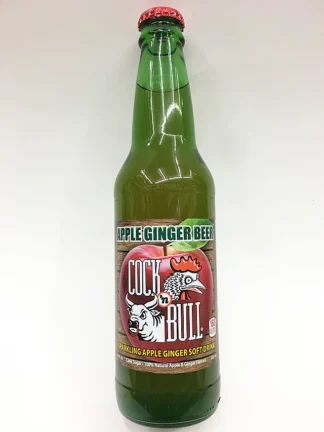 Green bottle of apple ginger beer