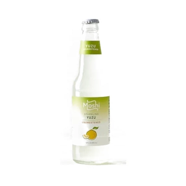 Bottle of unsweetened yuzu sparkling drink