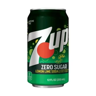 7UP Zero Sugar Lemon Lime Soda - 24 Pack - 12oz (Can)