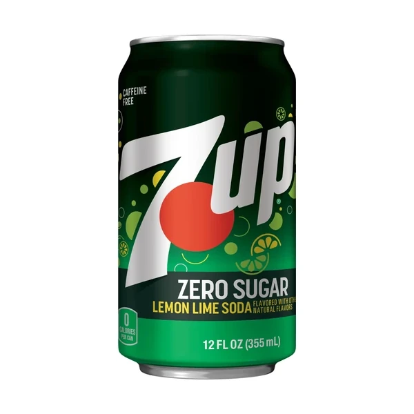 7UP Zero Sugar Lemon Lime Soda - 24 Pack - 12oz (Can)