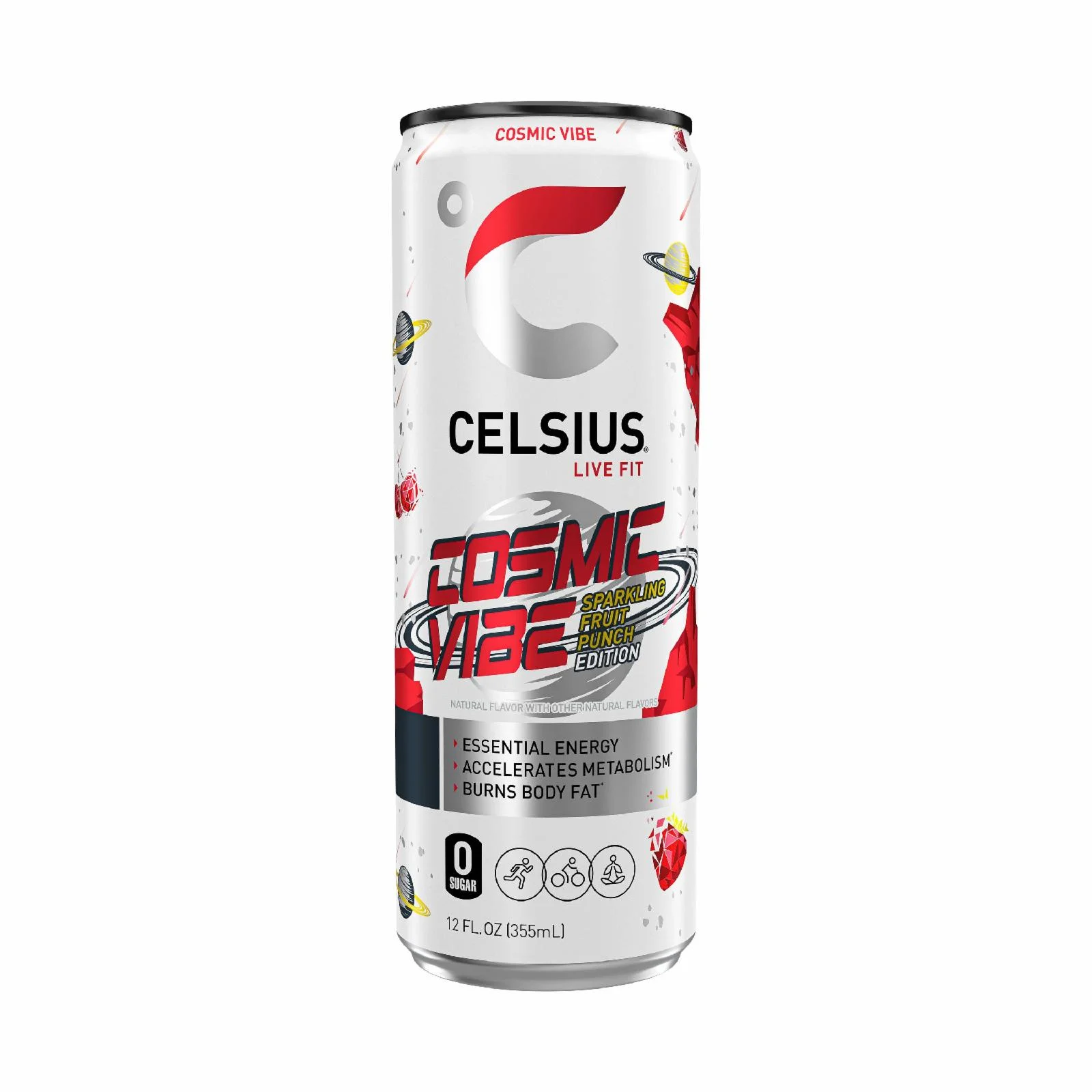 Celsius Energy Drink - 12 Pack - Cosmic Vibe 12oz (Can)