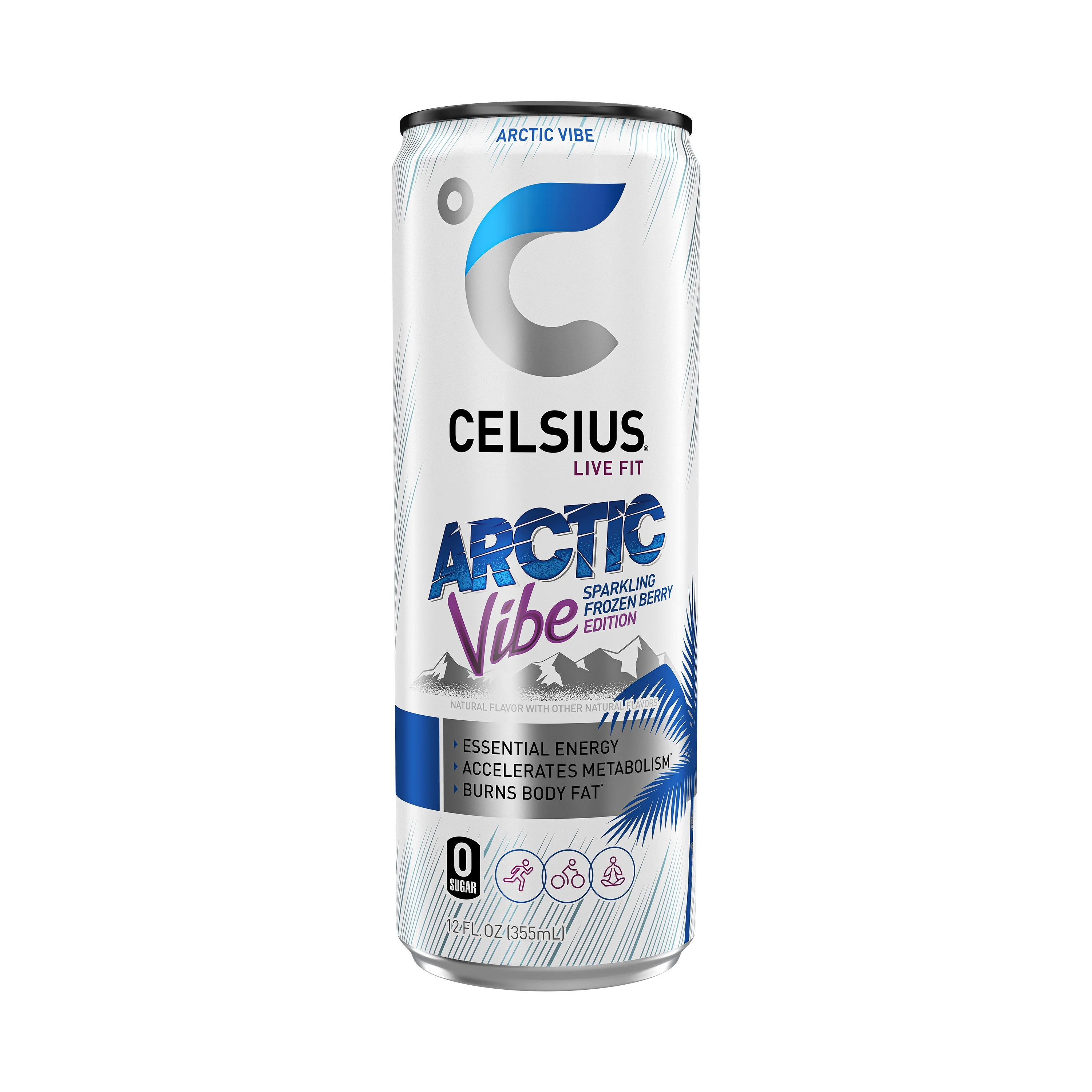 Celsius Energy Drink - 12 Pack - Arctic Vibe 12oz (Can)