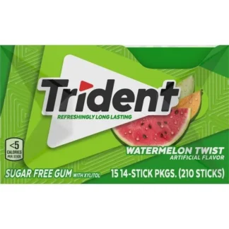 Trident Sugar Free Gum - 18 Pack - Watermelon Twist