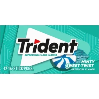 Trident Sugar Free Gum - 18 Pack - Minty Sweet Twist