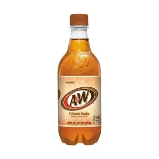 A&W Cream Soda - 24 Pack - 20oz (Plastic)