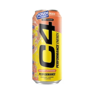 C4 Energy Drink - 12 Pack - Jolly Rancher Peach 16oz (Can)