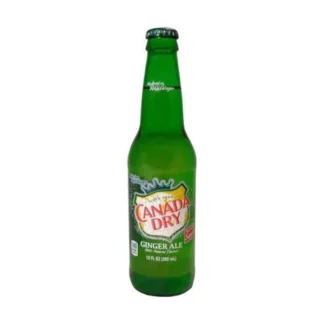 Canada Dry Real Cane Sugar Ginger Ale - 24 Pack - 12oz (Glass)