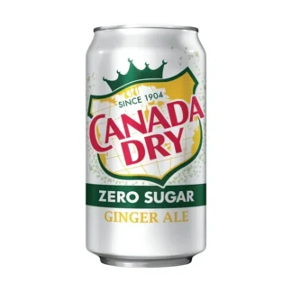 Canada Dry Zero Sugar Ginger Ale - 24 Pack - 12oz (Cans)