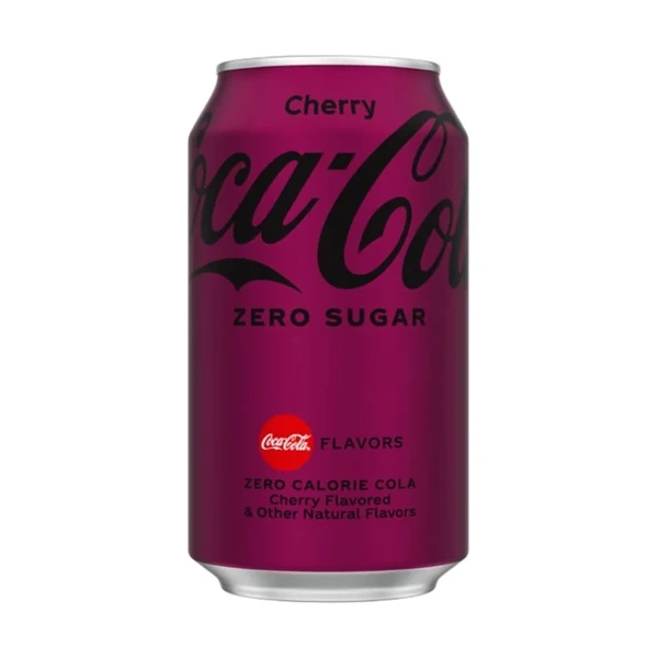 Cherry Coca-Cola Zero Sugar - 24 Pack - 12oz (Cans)
