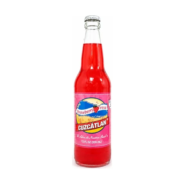 Cuzcatlan Strawberry Soda - 24 Pack - 12oz (Glass)