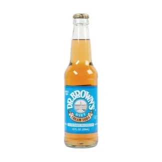 Dr. Brown's Diet Cream Soda - 24 Pack - 12oz (Glass)