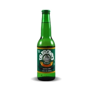 Dr. Brown's Extra Dry Ginger Ale - 24 Pack - 12oz (Glass)