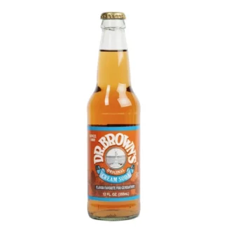 Dr. Brown’s Cream Soda – 24 Pack – 12oz (Glass)
