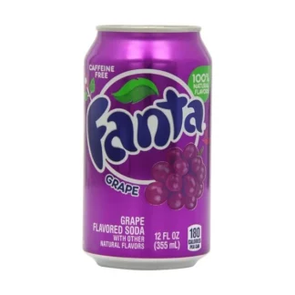 Fanta Grape Soda - 24 Pack - 12oz (Cans)