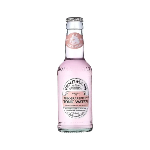Fentimans Botanically Brewed Pink Grapefruit Tonic Water - 24 Pack - 200ml (Glass)