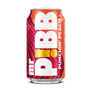 Mr. Pibb Punchin’ Peach - 24 Pack - 12oz (Cans)