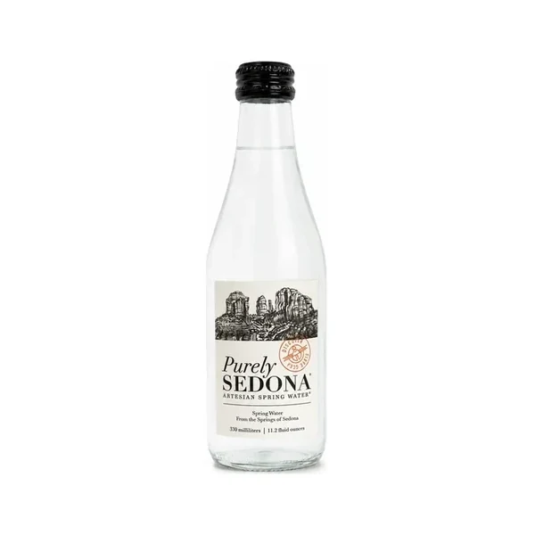 Purely Sedona Artesian Water – 24 Pack – 330ml Glass