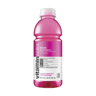 Vitaminwater Focus Kiwi Strawberry - 12 Pack - 20oz (Plastic)