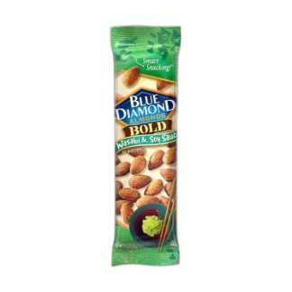 Blue Diamond Bold Wasabi & Soy Sauce almonds 1.5oz snack pack