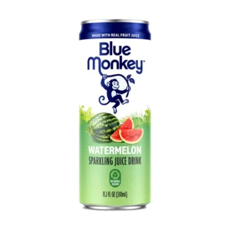 Blue Monkey Watermelon Sparkling Juice - 12 Pack - 330ml (Can)