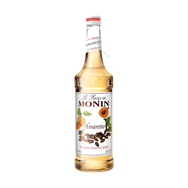 Monin Amaretto Syrup – 12 Pack – 750ml (Glass)