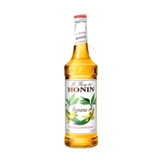 Monin Banana Syrup – 12 Pack – 750ml (Glass)