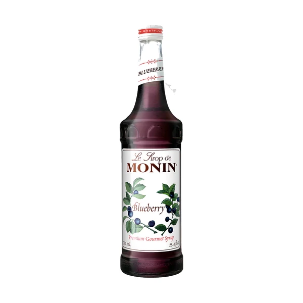 Monin Blueberry Syrup – 12 Pack – 750ml (Glass)