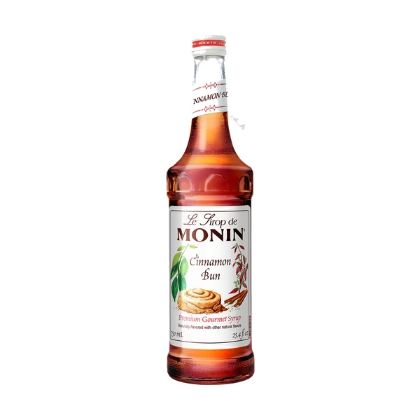 Monin Cinnamon Bun Syrup – 12 Pack – 750ml (Glass)