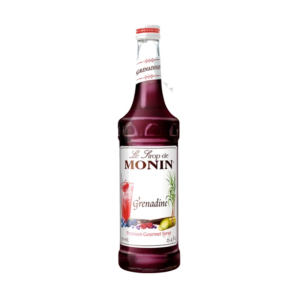 Monin Grenadine Syrup – 12 Pack – 750ml (Glass)