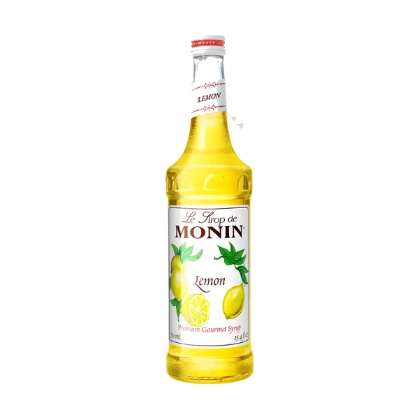 Monin Lemon Syrup – 12 Pack – 750ml (Glass)