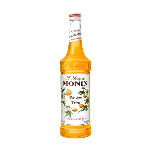 Monin Passion Fruit Syrup – 12 Pack – 750ml (Glass)