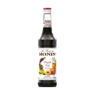 Monin Peach Tea Syrup – 12 Pack – 750ml (Glass)