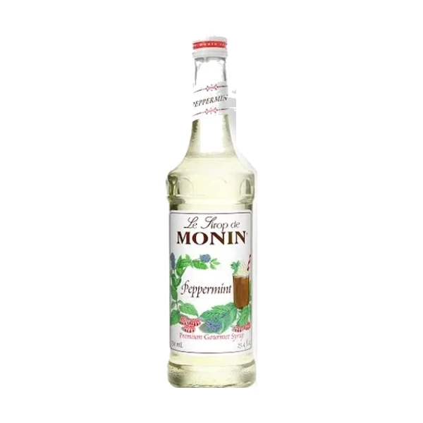 Monin Peppermint Syrup – 12 Pack – 750ml (Glass)
