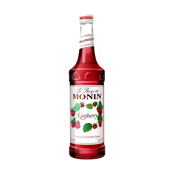 Monin Raspberry Syrup – 12 Pack – 750ml (Glass)