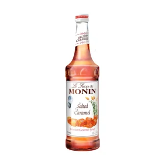 Monin Salted Caramel Syrup – 12 Pack – 750ml (Glass)