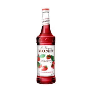 Monin Strawberry Syrup – 12 Pack – 750ml (Glass)