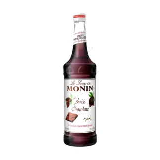 Monin Swiss Chocolate Syrup – 12 Pack – 750ml (Glass)