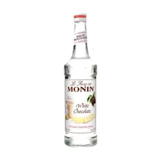 Monin White Chocolate Syrup – 12 Pack – 750ml (Glass)