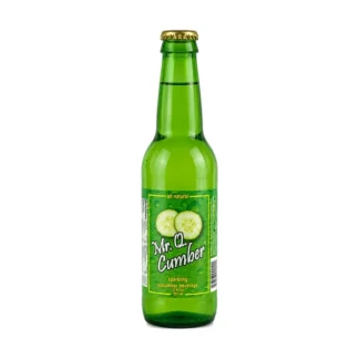 Mr Q Cumber Soda- 24 Pack -12oz (Glass)