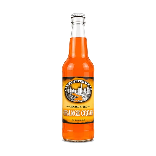 Cicero Beverage Co. Orange Cream Soda - 24 Pack - 12oz (Glass)