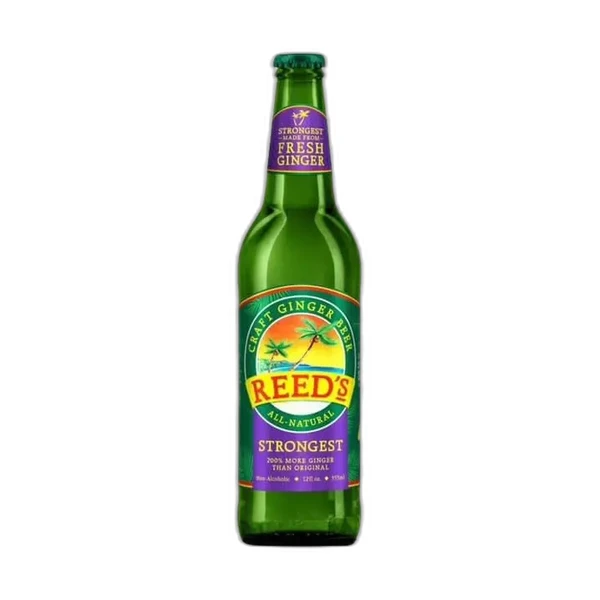 Reed's - 24 Pack - Strongest Ginger Beer 12oz (Glass)