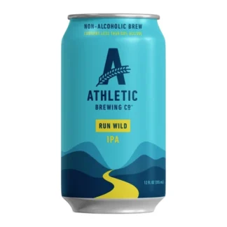Athletic Brewing Co. Run Wild IPA – 24 Pack – 12oz (Can)